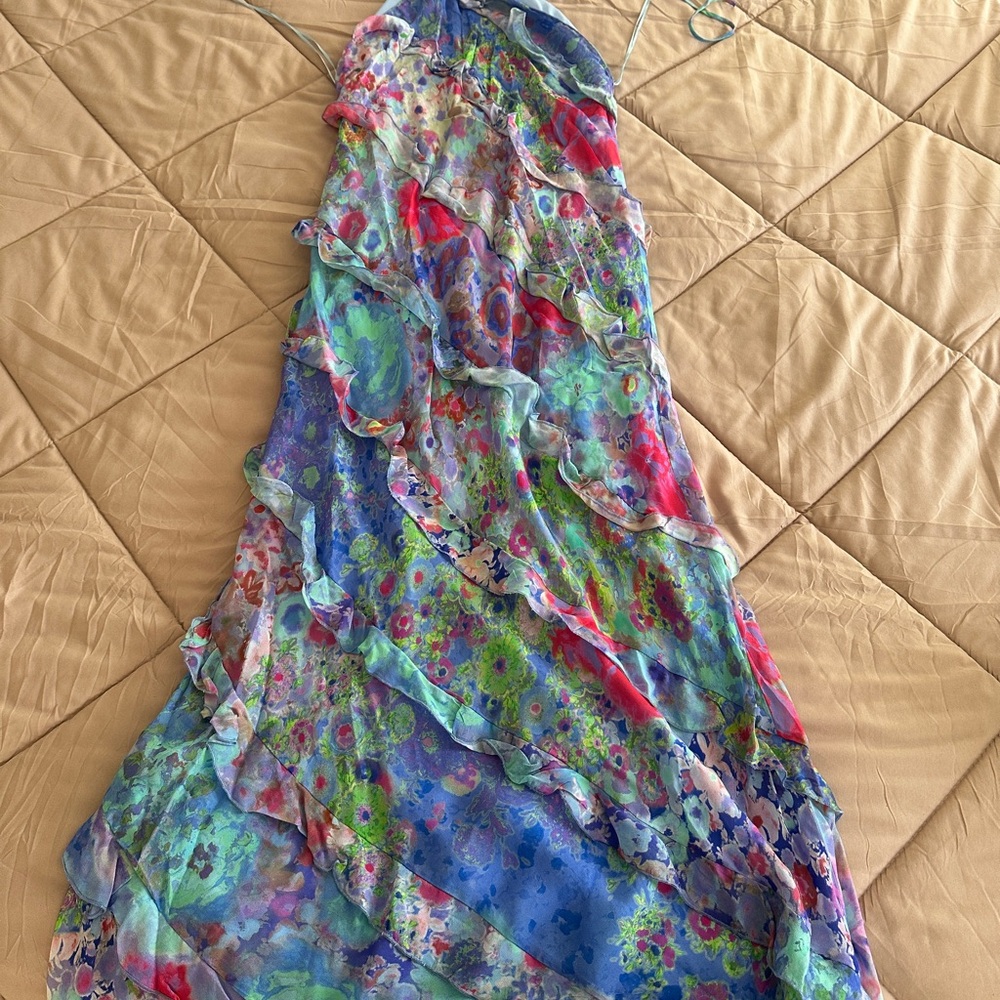 Zara Multicolor Chiffon Dress
